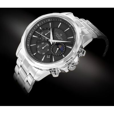 2. Giewont Chronograph Sapphire Silver Men's Watch GW9460-B2