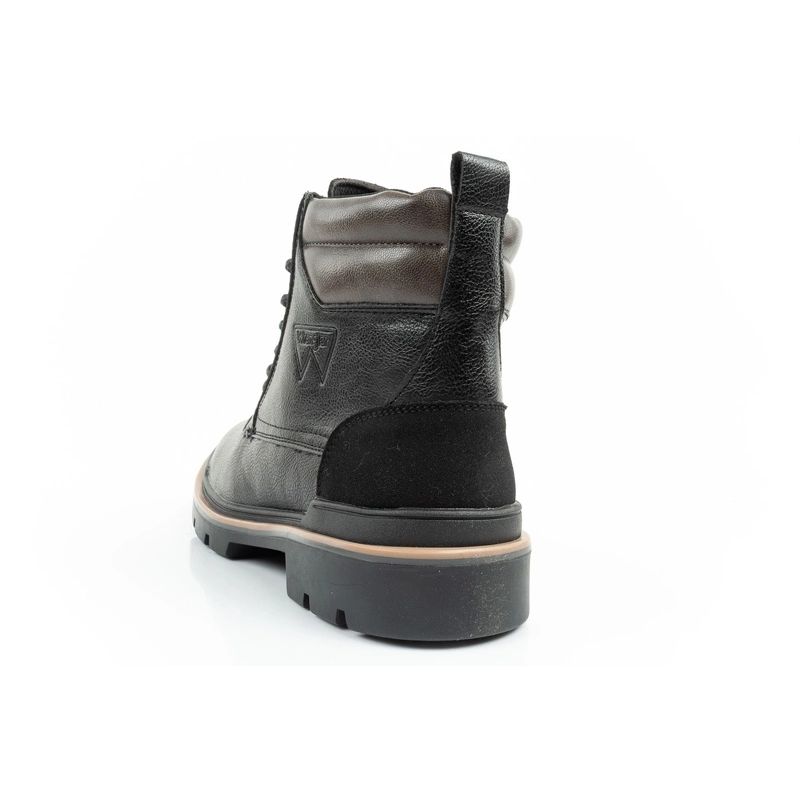 14. Wrangler Nevada men's shoes Chelsea boots elegant fashionable lace-up black