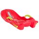 7. PLASTIC SLED WITH BRAKES RACE S RED
