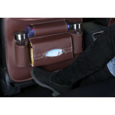 11. Car seat organizer seat protector seat cover shelf mini car table black