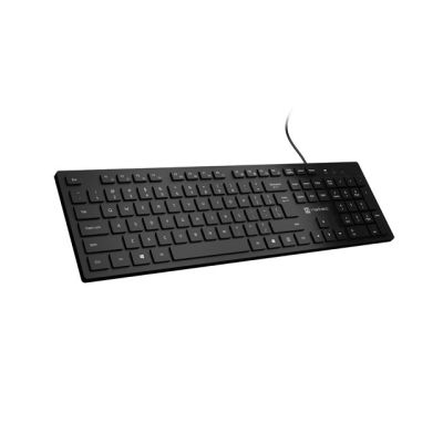 5. NATEC HERRING MULTIMEDIA KEYBOARD US SLIM BLACK