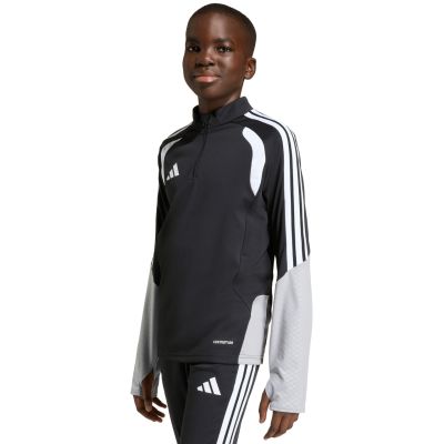 4. adidas Tiro 26 Competition Training Top for Kids, Black and Gray KA7572