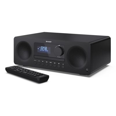 Sharp TOKYO DAB+ All-in-One Hi-Fi System XL-B720D(BK) AUX input Bluetooth connectivity CD player FM radio