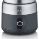 9. Graef MS802 Automatic Milk Frother/Warmer Black, Stainless Steel