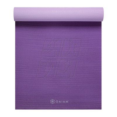 5. Double-sided Yoga Mat Gaiam Plum Jam 6 mm 60526