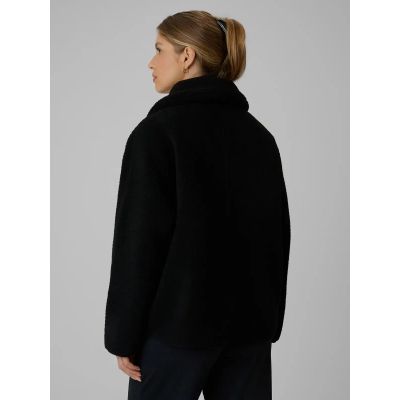 2. Women's loose sherpa fleece with stand-up collar 4F 4FWAW26TFLEF463-20S