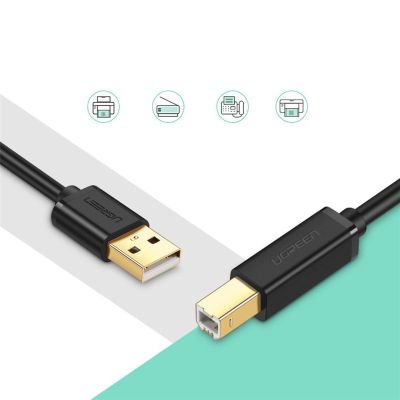 2. Ugreen cable USB - USB Type B cable (printer cable) 3m black (10351)