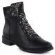 Women’s Black Floral Ankle Boots Jezzi ASA62-16