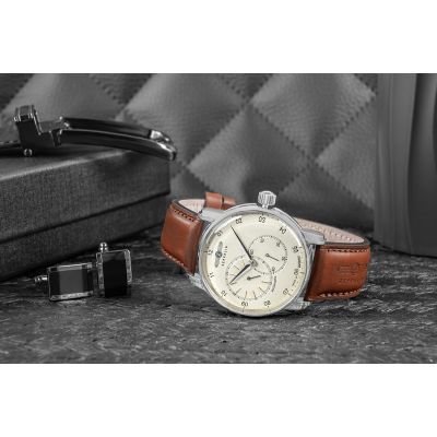 6. ZEPPELIN New Captain's Line Automatic Men's Watch 8662-1 + BOX