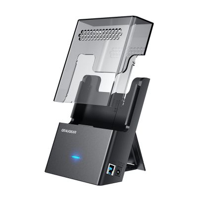 2. GRAUGEAR G-3502-AC Hard Drive Docking Station USB 3.2 Gen 1 (3.1 Gen 1) Type-B Black, Transparent