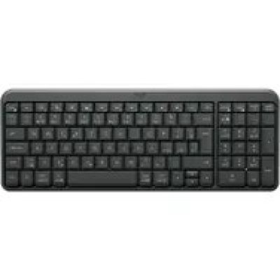 Logitech K250 Keyboard RF Wireless + Bluetooth American International Graphite