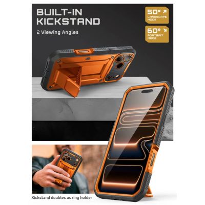 5. Supcase Unicorn Beetle Pro Case for iPhone 17 Pro Max - Orange