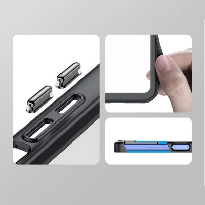 3. Outer Space Case for Xiaomi Poco X5 5G / Redmi Note 12 5G cover with a flexible frame blue
