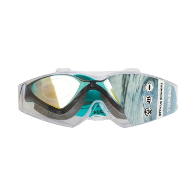 3. Crowell GS20 Flo Mirror Gray-Green Swimming Goggles