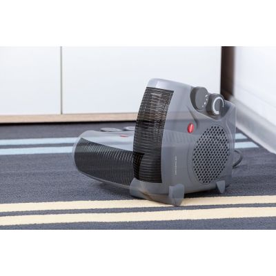 3. ELDOM FAN HEATER HL8C TERMII 2000W, BLACK, SMOOTH TEMPERATURE REGULATION, THERMOSTAT, COLD AIR