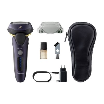 3. Panasonic ES-LV67-A803 Beard Trimmer Battery Wet & Dry Black, Purple