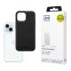 3mk Hardy Apple Silky Leather MagCase for Apple iPhone 15 - Black