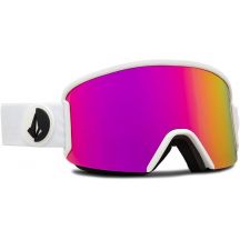 Volcom GARDEN MATTE WHITE/PINK CHROME snowboard goggles (VG0122301)