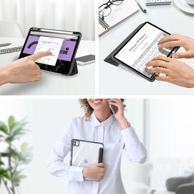11. Dux Ducis Toby case with flap and stand for iPad Pro 11" 2024 - black