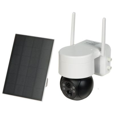 IP solar camera, outdoor with PIR sensor ICSEE-W41SD-SOLAR Wi-Fi - 4 Mpx 3.6 mm