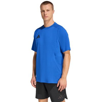 7. Men's adidas Tiro 26 Travel T-shirt blue KD1134