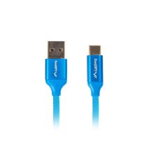 Lanberg Premium QC 3.0 Cable CA-USBO-22CU-0005-BL (USB 2.0 Type AM - USB Type CM; 0.50m; blue)