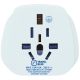 2. TRAVEL BLUE UNIVERSAL WORLD TO SCHUKO TRAVEL ADAPTER