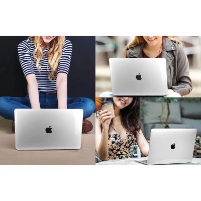 7. Tech-Protect SmartShell Case for MacBook Air 15" M2 / M3 / 2023-2024 - Transparent