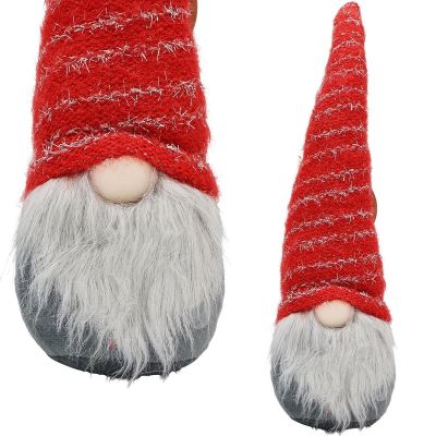 7. GNOK WITH A LONG RED HAT AND A GLITTER NOSE 10x9x42CM