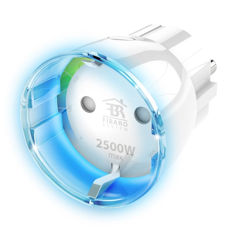 6. FIBARO Wall Plug F Smart Socket, White (FGWPF-102 ZW5)