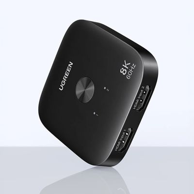 2. Ugreen 8K 60Hz Ultra HD 2in1 HDMI switch - black