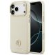 Guess Grained Strass Logo MagSafe case for iPhone 17 Pro Max - beige