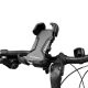 4. Wozinsky strong phone holder for bicycle, motorcycle, scooter handlebars, black (WBHBK6)
