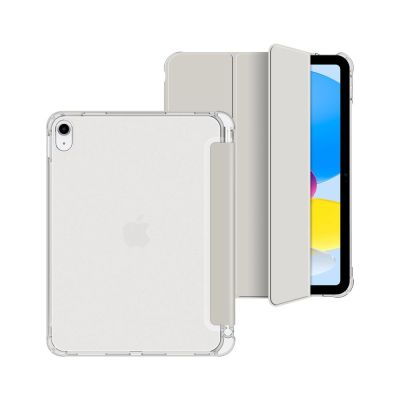 2. Tech-Protect SC Pen Hybrid Case for iPad 10 / 2022 - Gray - Transparent