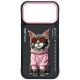 Nimmy Glasses Cool Cat Case for iPhone 17 Pro Max - Black