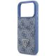 6. Guess 4G Nauble Card Triangle Case for iPhone 18 Pro / 17 Pro – Blue