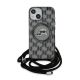 2. Karl Lagerfeld IML Crossbody Monogram Karl & Choupette Head MagSafe Case for iPhone 15 / 14 / 13 - Black