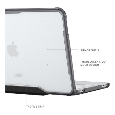 4. Urban Armor Gear 134013114343 Laptop Bag 33 cm (13") Cover Gray, Translucent