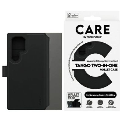 CARE by PanzerGlass Feature Tango 2in1 Wallet Case for Samsung Galaxy S24 Ultra - Black