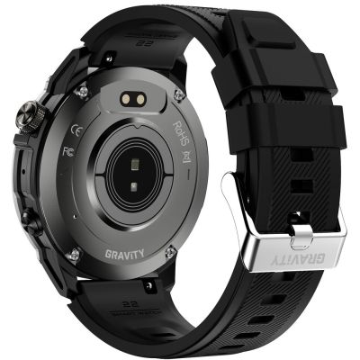 15. Smartwatch Gravity Black Strap + Bracelet GT46-1