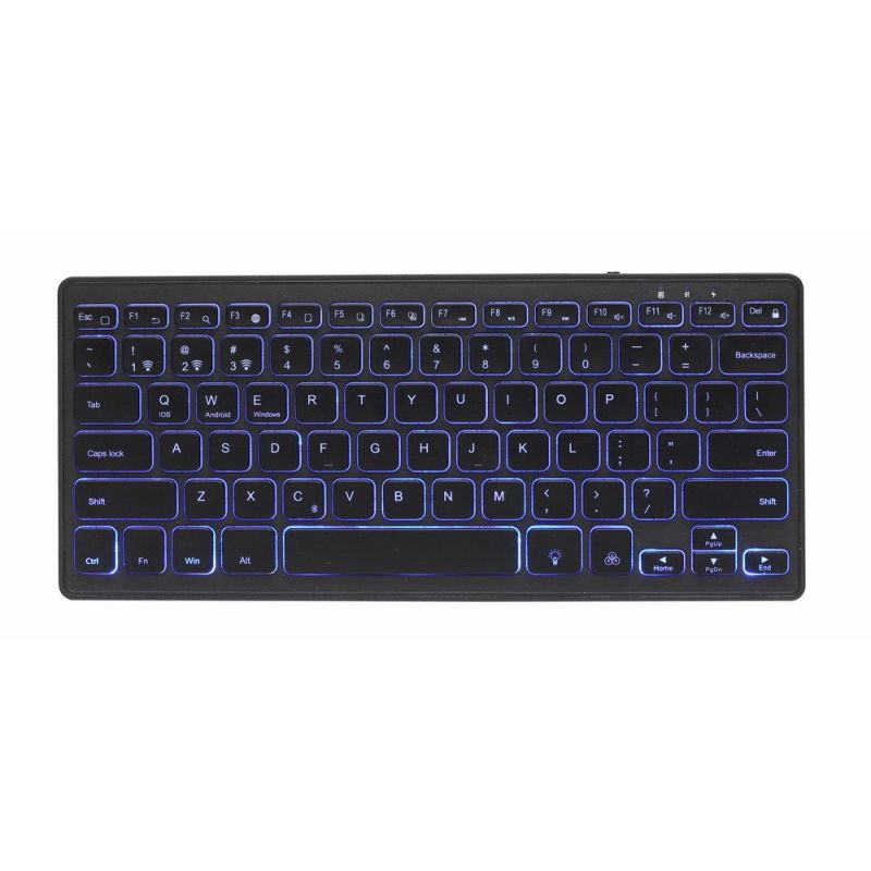 7. Gembird KB-BTRGB-01-DE keyboard Universal Bluetooth QWERTZ German Black