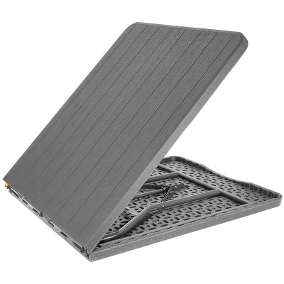 13. CATERING TABLE FOLDABLE INTO A SUITCASE 180x74CM MAX.100KG WOODLAND BOARD DARK GREY