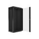 8. Lanberg WF01-6427-10B single-section cabinet (27U; 1300mm / 600mm / 450 mm; wall-mounted; Glass; 19''; black)