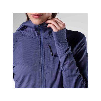 3. ROSSIGNOL Women's W Textured Hoodie Mid Layer Navy Blue