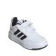 2. Adidas Tensaur Sport 3.0 kids' shoes white and black JQ1843