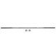 16. HMS straight bar with thread and clamp GPR165 30MM x 165 CM HMS