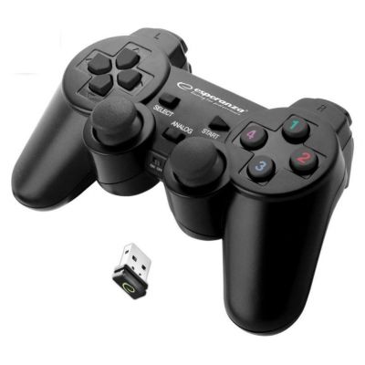 5. Esperanza EGG108K Wireless Gamepad (PC, PS3; black)
