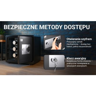 13. Extralink Lock Star M-30 Mechanical Combination Safe
