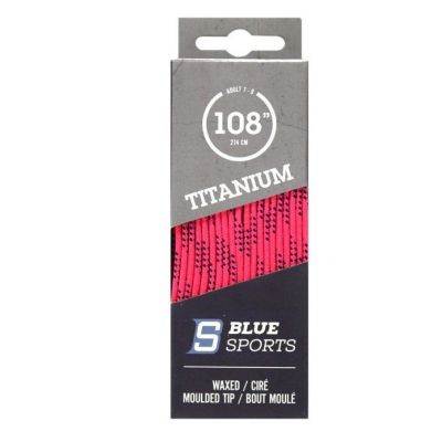 6. BlueSports Titanium 902041 Waxed Laces