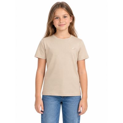 4. Girls' cotton T-shirt 4F 4FJWAW26TTSHF3528-83S